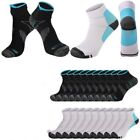 5 Pairs Plantar Fasciitis Arch Ankle Running Support Women Men Compression Socks