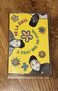 New Listing3 Feet High and Rising by De La Soul 1989 Cassette Tape Tommy Boy Hip Hop Rap