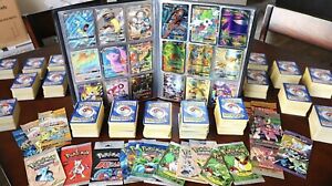 Pokemon Card Collection and Sealed Booster Pack, Holos Rares V Or EX Cards