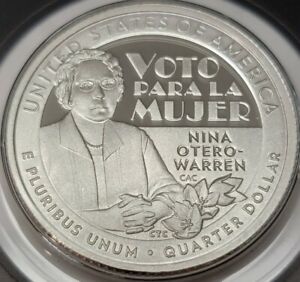 2022 S Clad Proof Nina Otero-Warren Quarter From AMERICAN WOMEN'S SET, F/S