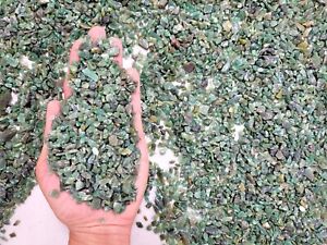 Tumbled Green Aventurine Crystal Chips Loose Undrilled Natural Gemstones Beads