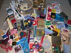 Huge Lot Vintage Sewing Supplies Quilting Dressmaking Punch Needle Embroidery