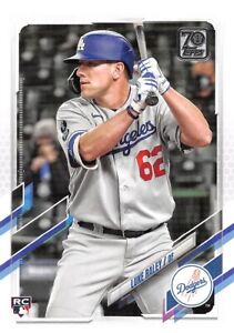 2021 Topps #US7 Luke Raley RC Rookie Card Los Angeles Dodgers 💎⚾💎