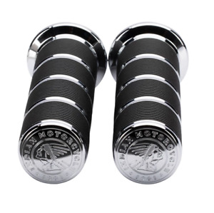 Indian Motorcycle Select Chrome Billet & Rubber Grips 2018-2021, 2022-2024 Chief (For: Indian Roadmaster)