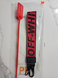 Graphic Industrial Key Chain Wrist Strap for Keys and Accessories Red