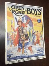 The Open Road For Boys Magazine August 1935
