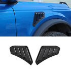 Black Leaf Plate Fender Air Vent Cover Trim For Ford Bronco 2021-23 Accessories (For: 2021 Ford Bronco)