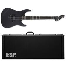 ESP E-II M-I Thru NT Black Satin Electric Guitar + Hard Case Made in Japan - NEW
