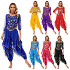 Womens Outfits Bollywood Dancewear Cosplay Costume Stage Performance Uniform