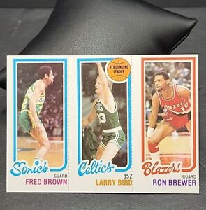 New Listing1980-81 Topps Larry Bird Rookie Card #31 #198 Brewer #228 Brown NM+M HOF