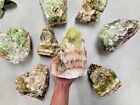 Big Green Calcite Crystal Decorator Pieces Large Raw Rough Healing Display Rocks