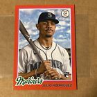 2022 Topps Archives Julio Rodriguez RC Rookie #115 Red Parallel SP Card /75