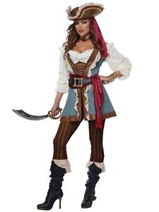 Jewel Of The Sea Deluxe Caribbean Pirate Swashbuckler Buccaneer Womens Costume