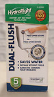 HydroRight by MJSL Dual-Flush push-button toilet valve coverter kit Saves Water!