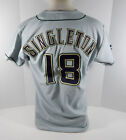 New Listing1995 Milwaukee Brewers Duane Singleton #48 Game Issued Pos Used Grey Jersey