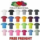 Fruit of the Loom Mens T-Shirts HD 100% Cotton Short Sleeve Tee S-6XL 3930