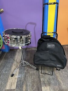 Snare Drum Set for Kids Students Beginners Kit, 14 Inch, Practice Pad & Cart