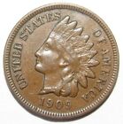 1909 Indian Head Cent 4 Diamonds XF (N120)