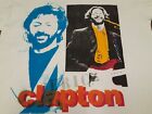 VTG 90s Eric Clapton w/ Jimmie Vaughan 1994 ? Tour Concert T Shirt White Large