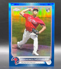 2022 Topps Chrome Update Francisco Morales Blue Refractor /199 ROOKIE USC168