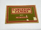 1919 Carleton Canoe Catalog / Booklet w Graphic Cover Old Town MAINE ME Paddles