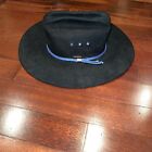 Vintage Royal Quality 5XXXXX Beaver THE ROUNDUP Black Western Cowboy Hat 7 3/8