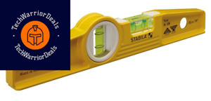Stabila 25100 10-Inch Die-Cast Rare Earth Magnetic Level , Pack of 1, Yellow