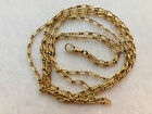 Antique Victorian Watch, Muff, or Guard Chain Necklace: For Your Lockets & Fobs