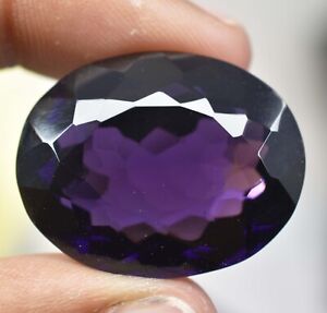 Natural Purple Amethyst Oval Cut 54.70 Ct AA++CERTIFIED Loose Gemstone