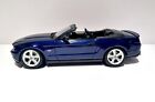 Maisto 2010 Ford Mustang GT Convertible 1/18 Scale Midnight Blue Diecast Car