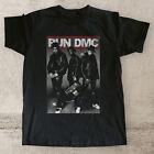 HOT SALE !!! New Run DMC Short Sleeve Black T-Shirt Size S - 5XL