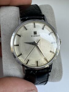 Tissot Vintage Men’s Mechanical Manual Wind Formal Watch White Dial