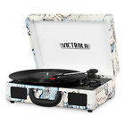 New ListingSuitcase Record Player Bluetooth 3-Speed Turntable Portable Carry Handle Mobile