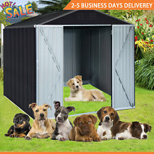 8'x8' Large Dog House with Large 50-90 lbs Pet Outdoor Home
