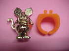 1960s Ed Roth Gold Rat fink with orange ring.New old stock.mint. Very Rare