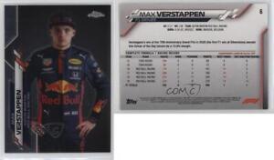 2020 Topps Chrome Formula 1 F1 Racers Max Verstappen #6.1 Rookie RC