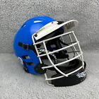 Cascade Lacrosse Helmet Mens Large Blue White SHLM OLH w/ Chinstrap NOCSAE UCLA