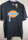 Dickies Men's Tri-Color Logo  Dark Navy T-Shirt Sz Med NWTags Free Shipping