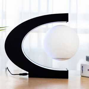 US Levitating Moon Lamp ABS Floating Moon Night Light For Office Home