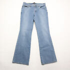NY Jeans Women's Size 10 Blue Bootcut Leg Medium Wash Cotton Blend Stretch Jeans