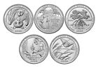 2020 P - 2020 P  National Parks Quarters - 5 Coin Set Philadelphia Mint