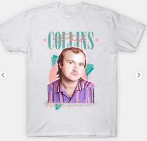 Phil Collins Retro 80s Aesthetic Fan Design T-Shirt