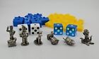 The Simpsons Monopoly 2001 6 Replacement Piece Tokens 2 Dice Set Houses/Hotels