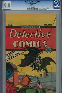 Detective Comics Vol 1 #27 DC CGC 9.8 NM/M (1984)