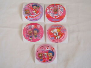 5-Bubble Guppies   Valentine   Stickers Party Favors