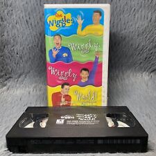 The Wiggles: Wiggly, Wiggly World VHS Tape 2002 Classic Kids Cartoon HiT Release