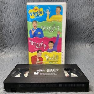 The Wiggles: Wiggly, Wiggly World VHS Tape 2002 Classic Kids Cartoon HiT Release