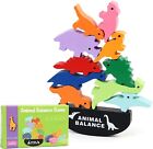 Wooden Stacking Dinosaur Toys for Kids 3-5 Year Old Boys Stacking Toys Gift Game