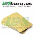 500 Gold Blank PVC Cards, CR80, 30 Mil, Graphics Quality, Credit Card size