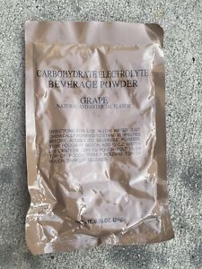 Military MRE  Carbohydrate Electrolyte Beverage Powder - Grape